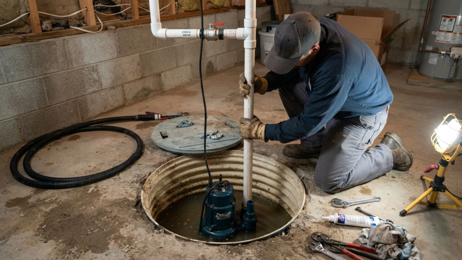 Sump pump installation and repair in Littleton, CO